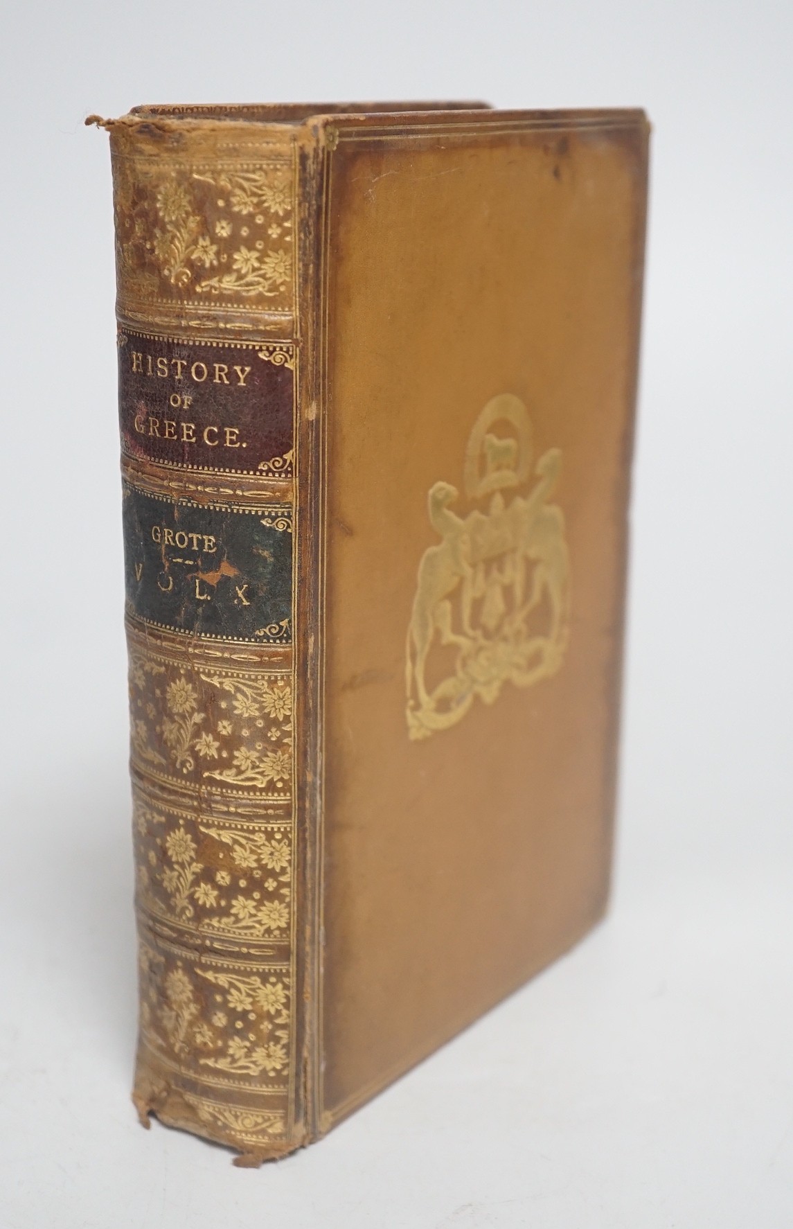 A History of Greece, gilt tooled full calf (10 vols)